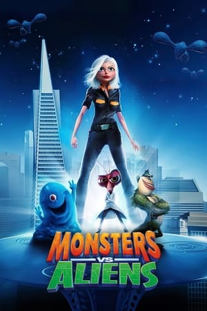 Monsters vs. Aliens (2009) Dual Audio Hindi 480p BluRay 300MB